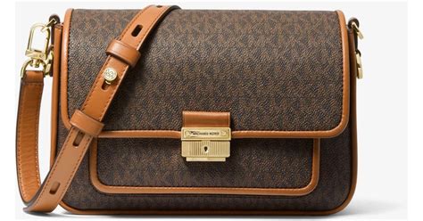 michael kors bradshaw bag brown|Michael Kors bradshaw camera bag.